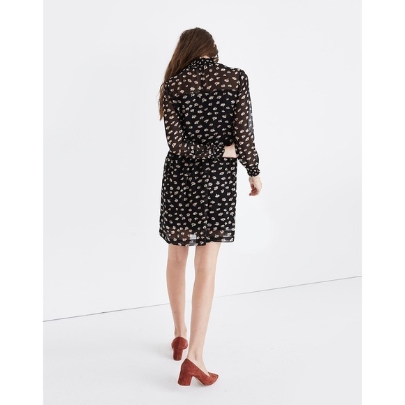 Madewell Mistlight Mockneck Dress Seattle Floral Sz. XL - Picture 3 of 10